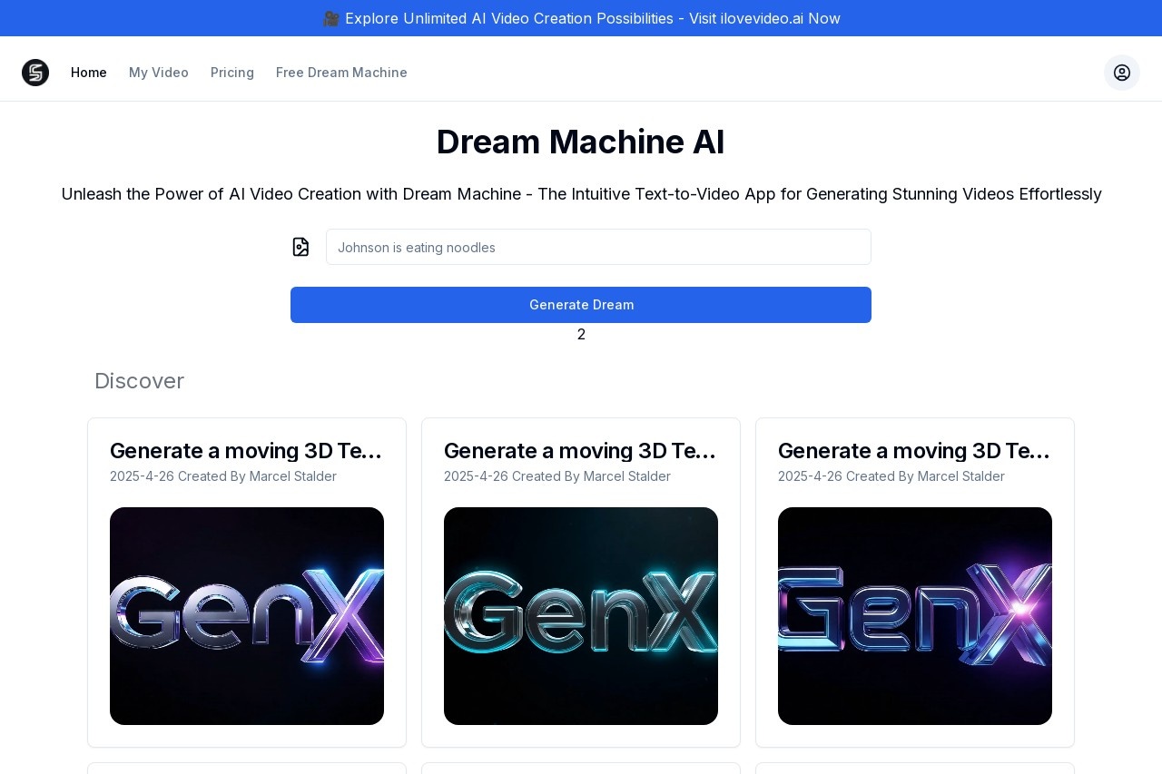 Dream Machine AI