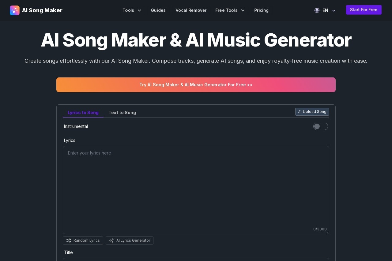AI Song Maker